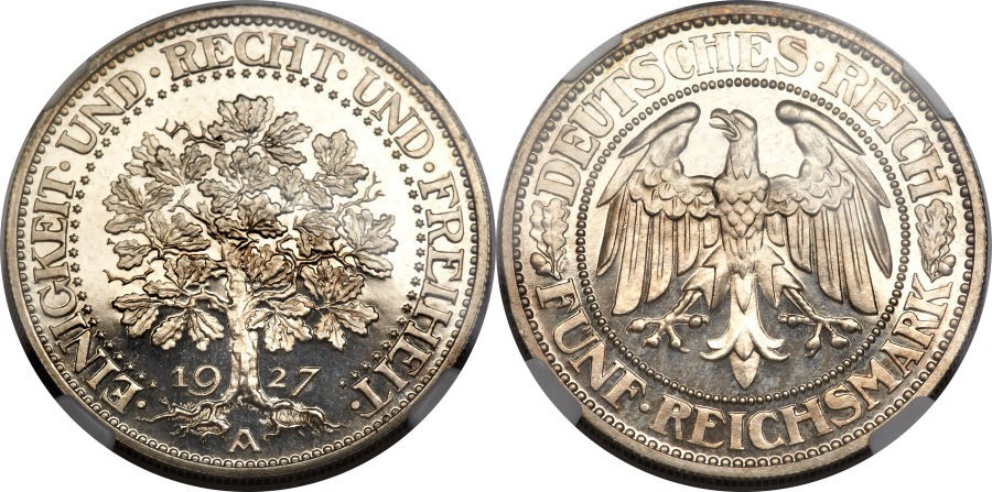 ワイマール共和国銀貨その１