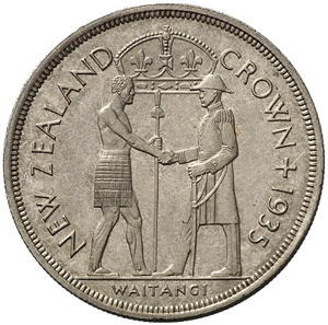 イギリス連邦ニュージーランドのクラウン銀貨について