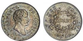 ナポレオン1世のアンティークコインについて