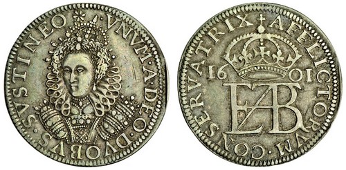 エリザベス1世のコインについて