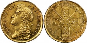 ジェームズⅡ世の金貨