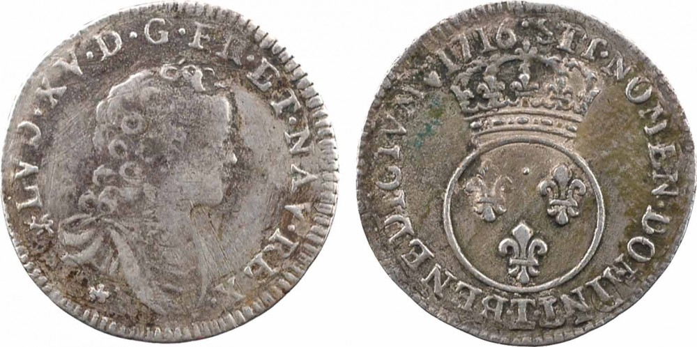 フランス ルイ15世のコインについて