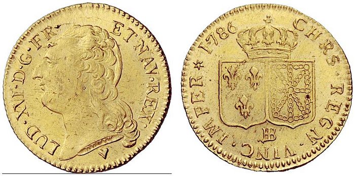 フランス ルイドール金貨について