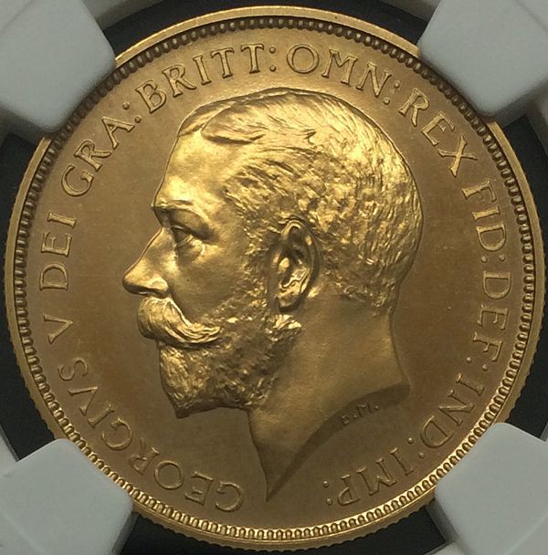 英国王ジョージ5世の1911年2ポンド プルーフ金貨について