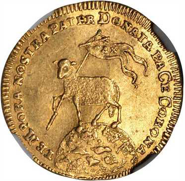 1700年 ニュルンベルク ラムダカット金貨