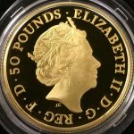 英国 イギリス ブリタニア金貨発行30周年 エリザベス プルーフ金貨 3枚セット 2017年 50ポンド 25ポンド 10ポンド ケース付き