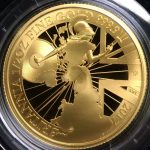英国 イギリス ブリタニア金貨発行30周年 エリザベス プルーフ金貨 3枚セット 2017年 50ポンド 25ポンド 10ポンド ケース付き