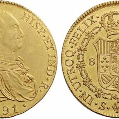 スペイン王カルロス4世エスクード金貨