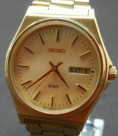 SEIKOセイコーSPIRITスピリット クォーツ腕時計を高く売る | 腕時計買取査定ナビ